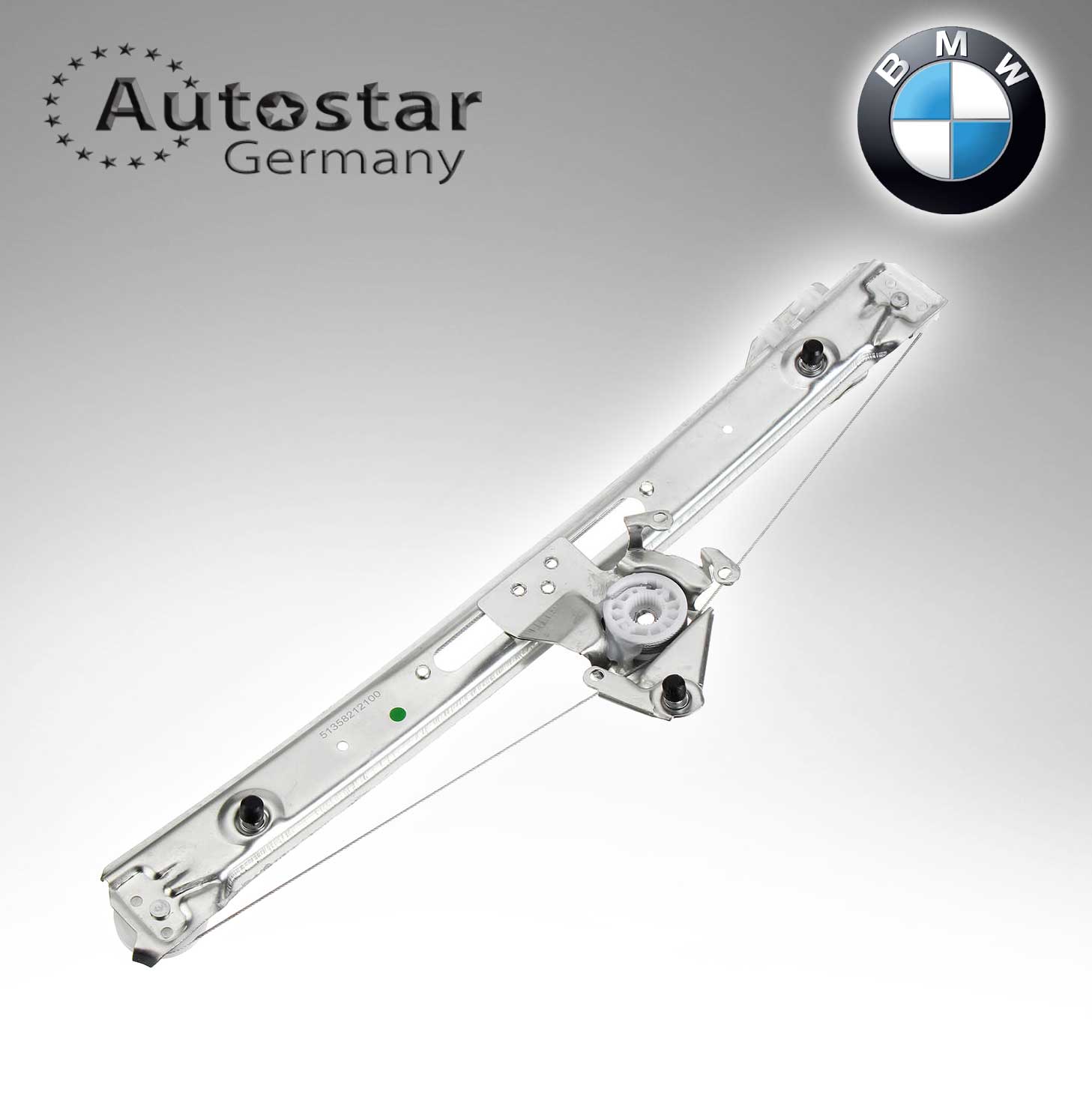 BMW WINDOW REGULATOR E46 99>05 4D RR W/O MOTOR 51358212100 T