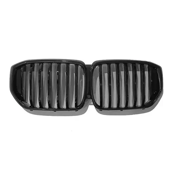 Aero Knight Front Bumper Single Line Show Grill Glossy Black CC-3862 Compatible With Bmw X5 Lci G05 2023+