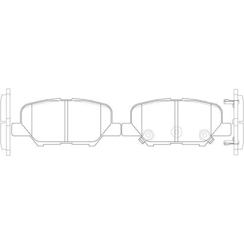 Mitsubishi Outlander/RVR/ASX Rear Brake Pads