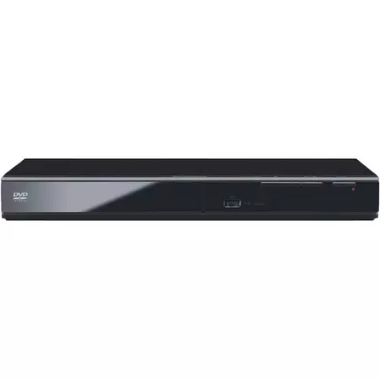 Panasonic Progressive Scan DVD Player Detailed Video/Audio from Most DVD/CD Formats, View Content From USB  (Black) DVD-S500GC