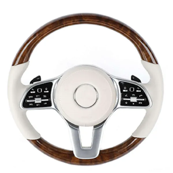 Upgraded Custom Amg Brabus Maybach Full Steering Wheel Style 1bca49 CC-8151 Compatible With Mercedes A B C E S G V M Class Ml Gl Gla Glb Glc Gle Gls Slk G55 G63 G Wagon Eqs