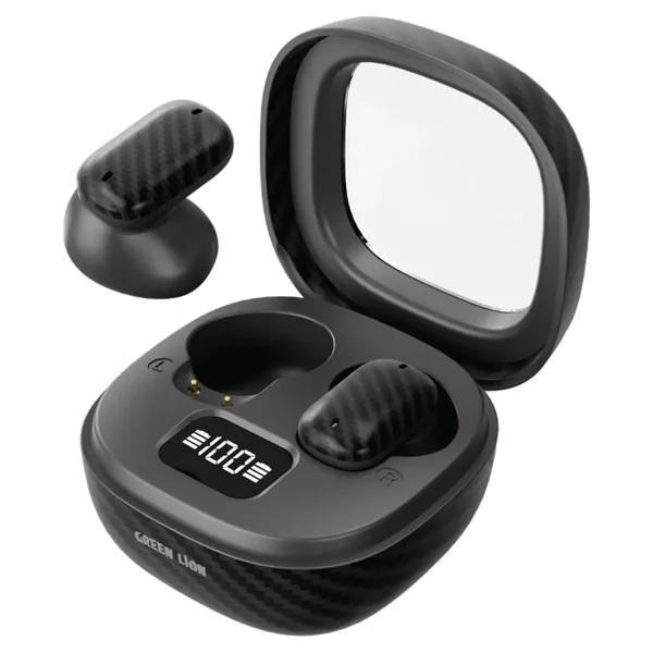 Green Lion Geneva True Wireless Earbuds - Black