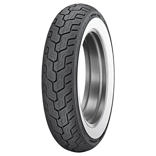 Dunlop D402 Rear Motorcycle Tire MT90B-16 (74H) Wide White Wall Compatible With Harley-Davidson Softail Heritage Springer FLSTS 1997-2002