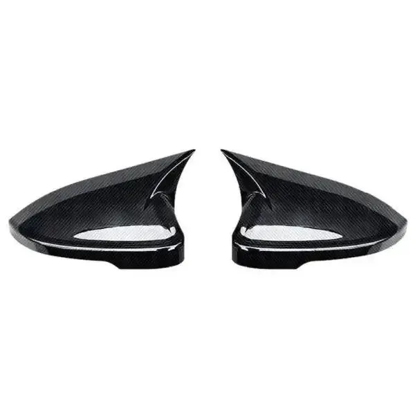 Side Rear View Mirror Case Cover Paste Self Adhesive Tape Stick On Style Ar-mr-035 Cf Carbon Fiber Look CC-2044 Compatible With Volkswagen Vw Jetta Sagitar Beetle Passat Mk6 2012-2018