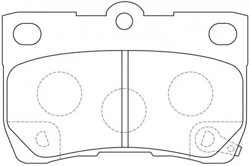 Toyota Mark X, Crown Rear Brake Pads