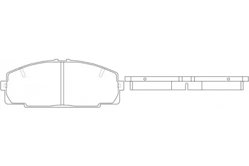 Toyota Dyna, Hiace Front Brake Pads