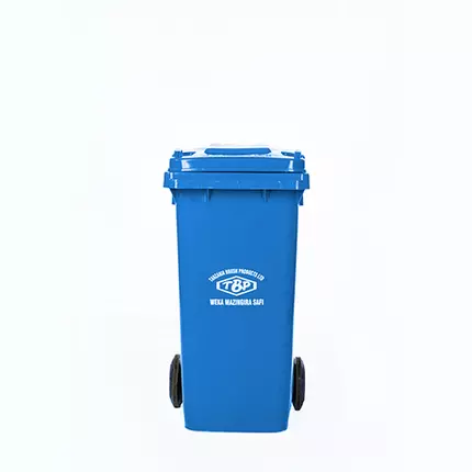 TBP Container Dustbin 2 Wheel Without Pedal 120L TBP-120B-B/G/G