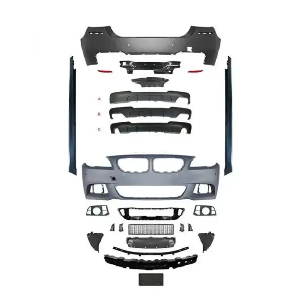 M Tech M Performance M Sports Bumper Bodykit Without Fog Lamp CC-3881 Compatible With Bmw 5 Series F10 2010-2017