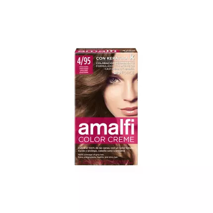 Amalfi Hair Dye Color Cream 4/95 Chocolate 5842