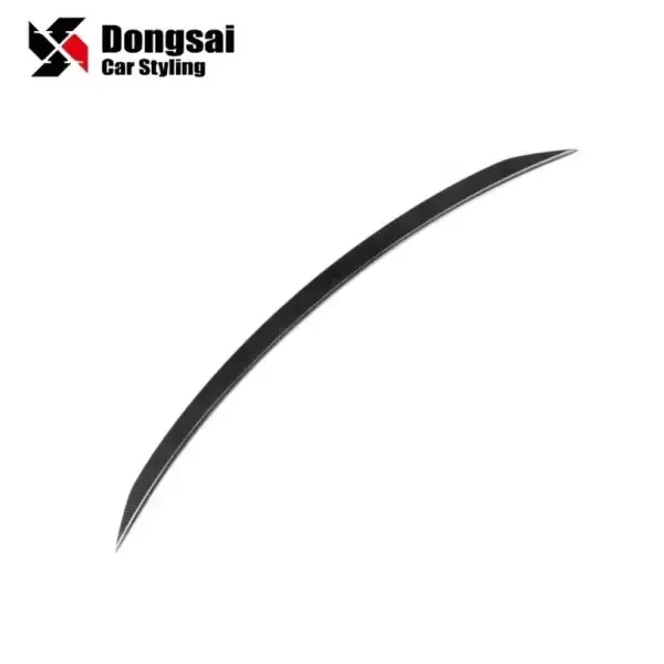 OEM Style Dry Carbon Tail Wing Rear Trunk Lip Ducktail Spoiler Compatible With Mercedes Benz GLC W253 2016-2021
