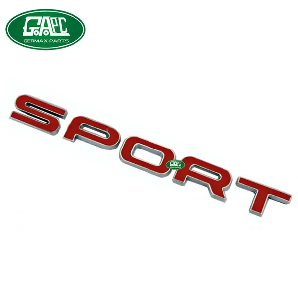 Germax Red Color Sport Rear Mark Logo Badge Emblem GLR14007 Land Rover Range Rover Sport 2014 2015 2016 2017 Accessories Letter Mark