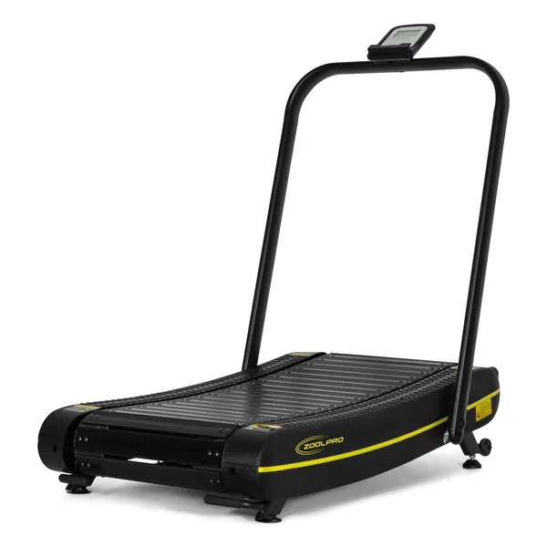 Zoolpro Non Motorized Treadmill with Automatic Folding Handle Black and Ylw