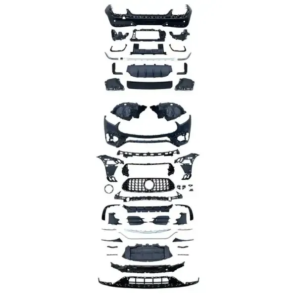 Upgrade Facelift Bodykit To Glc Coupe Amg Style Bumper Body Kit CC-5278 Compatible With Mercedes Glc Coupe W254 C254 Lci 2024+