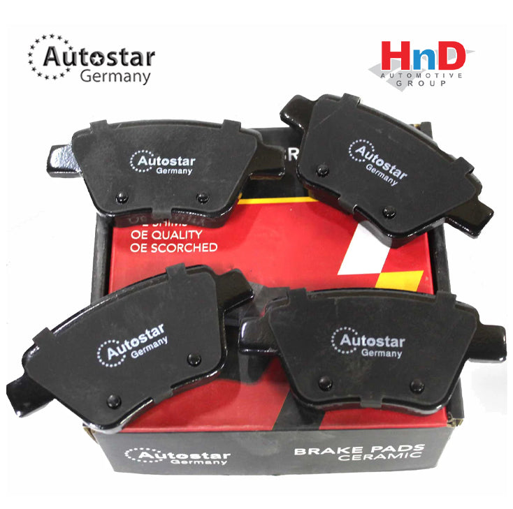 Autostar Germany BRAKE PAD SET For AUDI A3 A1 Hatchback,A3 A1 Sportback  5K0698451