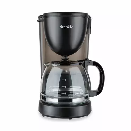 Decakila Coffee Maker Drip 750w 1.25L 10 Cups Boil-Dry Protection 30 Seconds Anti-Drip Function KECF001B