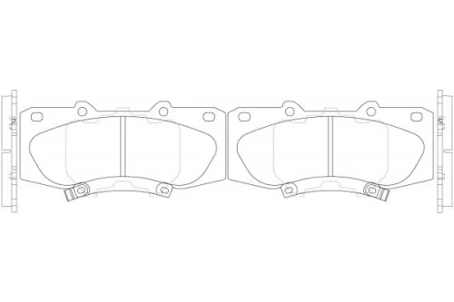 Toyota Fortuner, Hilux Front Brake Pad