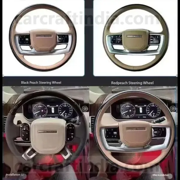 Steering Wheel Upgrade To 2023 Style Compatible With Land Rover Range Rover Vogue 2014-2021