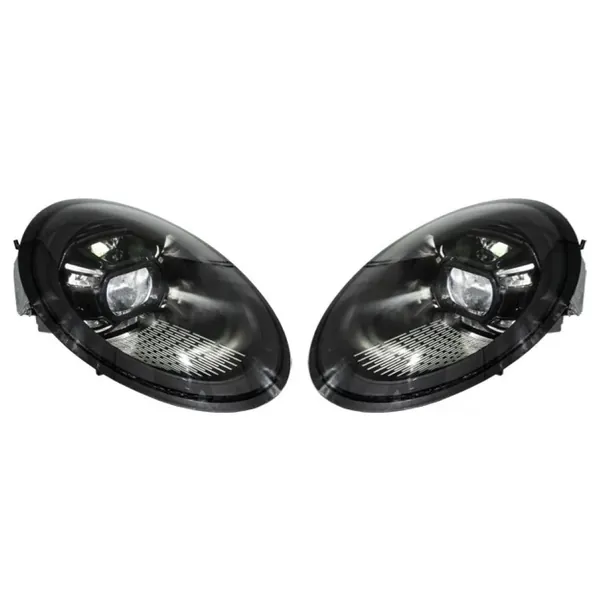 Front Upgraded To 992 2023 Head Light Lamp Xenon Headlight Retrofit Upgrade Modified Led Drl Hid CC-7949 Compatible With Porsche 991 2012-2018