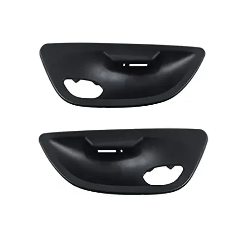 Door Handle Bowl Cover Black Set CC-1322 Compatible With BMW 5 Series F10 2010-2017