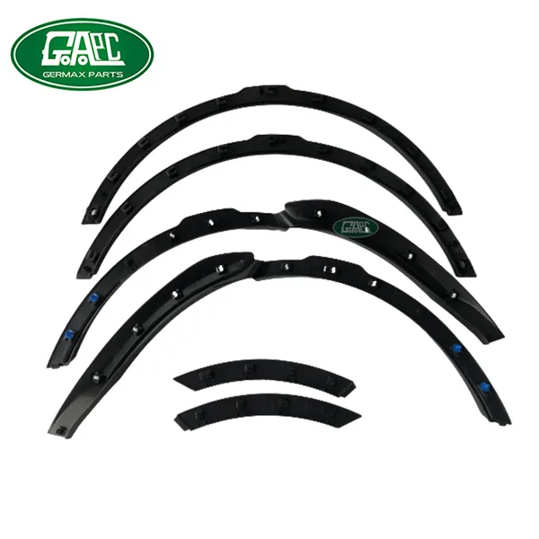 Germax Wheel Arch with holes Front Left LR044280 Front Right LR044278 Rear Left Big LR066507 LR048401 LR052645 LR035117 Rear Right Big LR066506 Rear Left Small LR027252 Rear Right Small LR027251 GLEV0