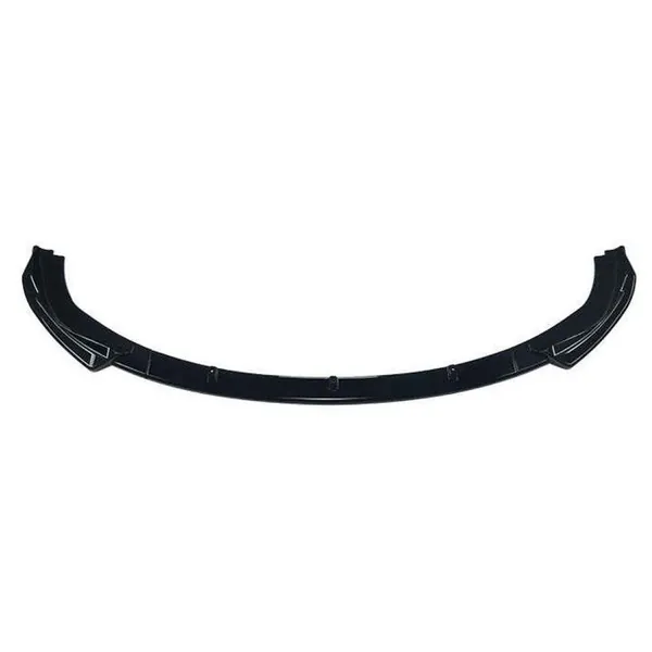 Standard Front Bumper Lip Splitter Skirts Zst-1141 Gb Glossy Black CC-9264 Compatible With Bmw 5 Series E60 2008-2010
