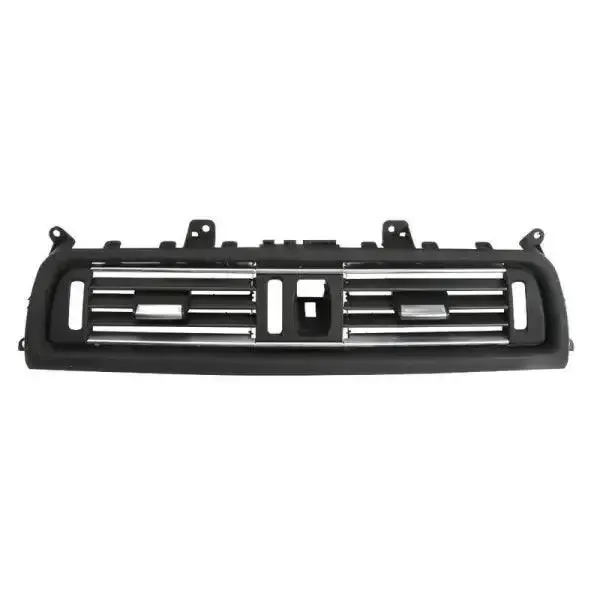 Ac Air Vent Grill Trim Frame Cover Black With Chrome Front Centre 64229209136 64229197489 CC-306 Compatible With Bmw 5 Series F10 F18 F90 2010-2017 6 Series F06 F12 2012-2016