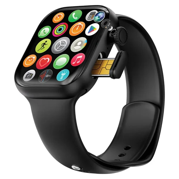 Green Lion Timex 4G 2.07" Smart Watch - Black