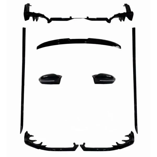 Aero Kit M Sports Mt Mp M5 Front Bumper Bodykit Front Rear Lip Splitter Skirts Mirror Cover Side Skirts Diffuser Spoiler Carbon Fiber Look Gc CC-9309 Compatible With Bmw 5 Series G60 2024+