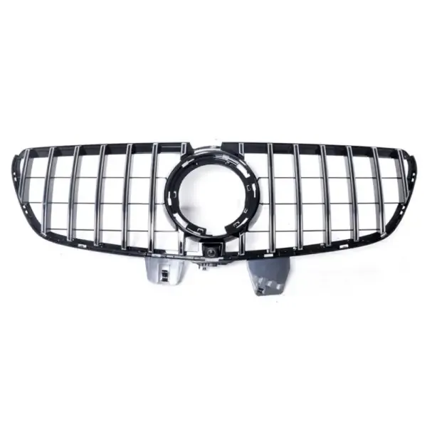 Front Bumper Show Grill Gtr Silver CC-3160 Compatible With Mercedes V Class W447 Lci 2020+