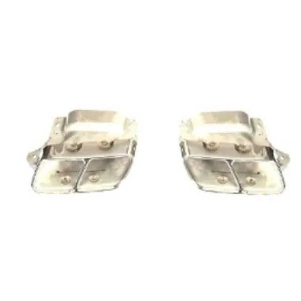 Upgrade Facelift Convert To Gla45 Amg Rear Exhaust Tail Pipe Tip CC-9671 Compatible With Mercedes Benz Gla W156 X156 2014-2019