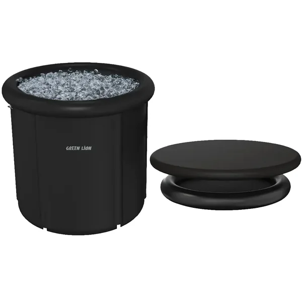 Green Lion Ice Bath Tub - Black