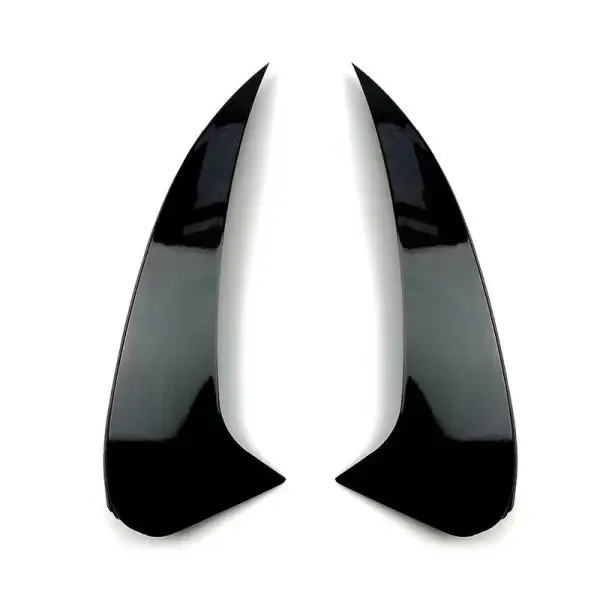 Front Amg Bumper Flag Side Lip Spoiler Skirts Splitter Zst-138 Gb Glossy Black CC-5345 Compatible With Mercedes Cls W257 C257 2018+