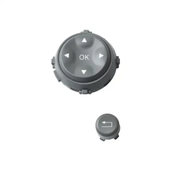 Steering Wheel Knob Button Gray 22182105517251l Left CC-2742 Compatible With Mercedes S Class W221 2006-2009