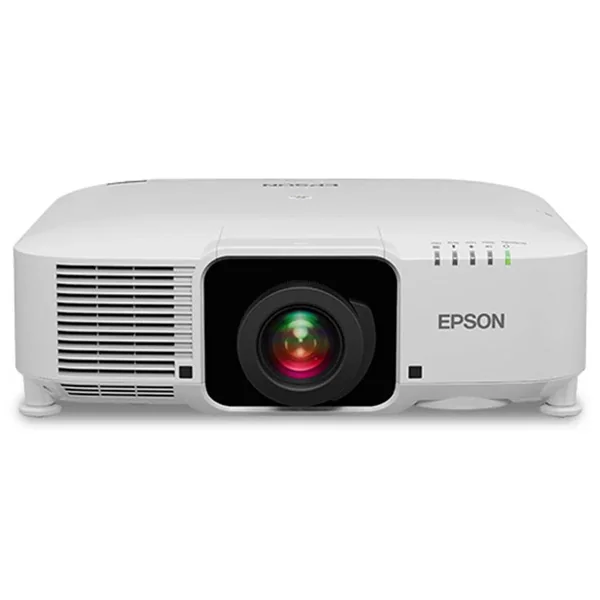 Epson EB-PU1007W WUXGA 3LCD Laser Projector, With 4K Enhancement Technology, 7000 Lumens, 20000 Hours Of Use, 0.35 - 10.11: 1 Throw Ratio, Body With Zoom Lens (ELPLU03), White | EV11HA34940