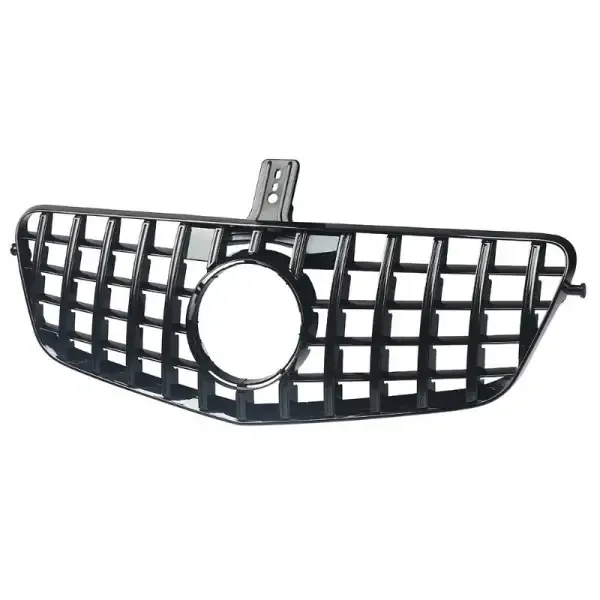 Front Bumper Show Grill Gtr Black CC-3143 Compatible With Mercedes E Class E212 2009-2012