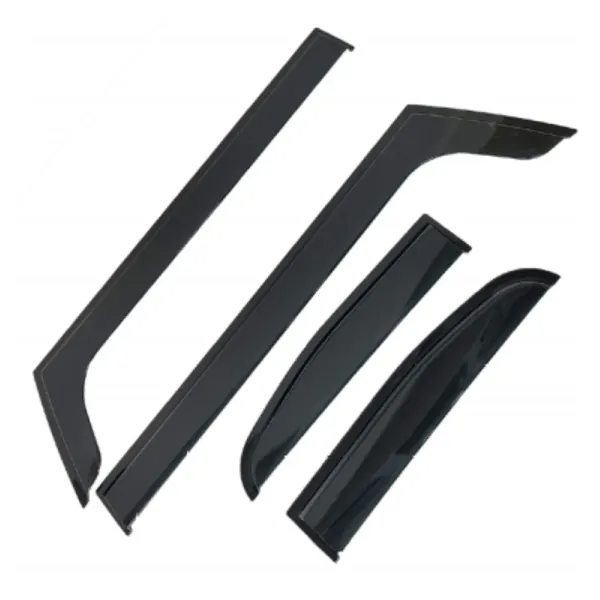 Rain Shine Side Window Wind Deflectors Rain Sun Guard Door Visor Doorvisor Deflector Visor Shades Ventvisor Strip CC-7760 Compatible With Toyota Land Cruiser Fj Cruiser 2007-2017