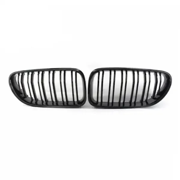 Front Bumper Grill Glossy Black CC-1583 Compatible With Bmw 6 Series F12 2011-2018