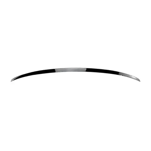 Rear Roof Trunk Mid Wing Lip Splitter Skirts Flag Spoiler Zst-480 Gb Glossy Black CC-4484 Compatible With Audi A3 S3 8v 2014-2020