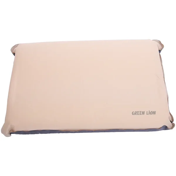 Green Lion Inflatable Camping Pillow - Beige