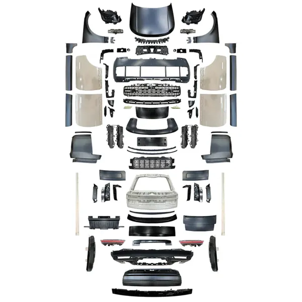 Upgrade Facelift Convert To 2024 Svr Bodykit Bumper Headlight Taillight Hood Pop Up Handle Fender With Door CC-7112 1:1 Compatible With Range Land Rover RR Vogue 2014-2017