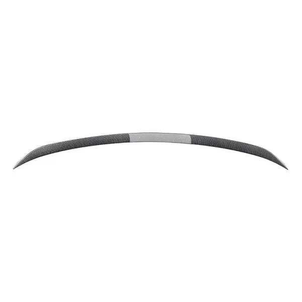 Rear Trunk Mid Wing Lip Splitter Skirts Flag Spoiler Zst-545 Cf Carbon Fiber Look CC-4092 Compatible With BMW X5 G05 2019-2024