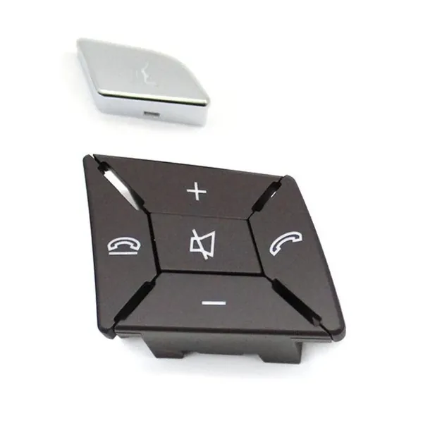 Steering Wheel Control Switch Knob Button Cover 17254003628495 Moka Right B CC-7851 Compatible With Mercedes A B C E Class Gla W204 W246 W207 W212 W176 W156 Cla W117 Cls W218 Slk Slc W172