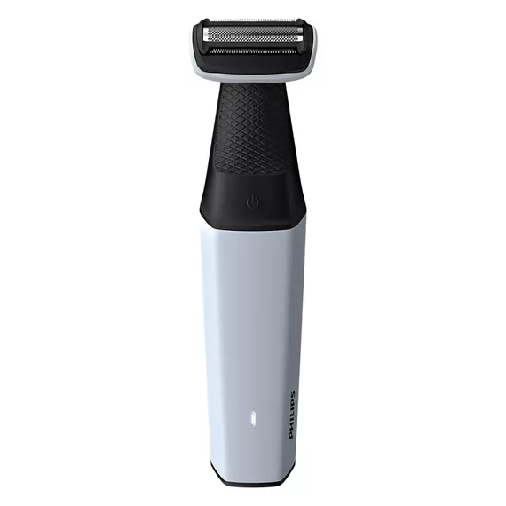 Philips Cordless Bodygroom & Intimate Areas Trimmer, Clinically Tested for Sensitive Skin, 40 min Runtime, Bi-directional Trimmer and 3mm Comb Series 3000 BG3007