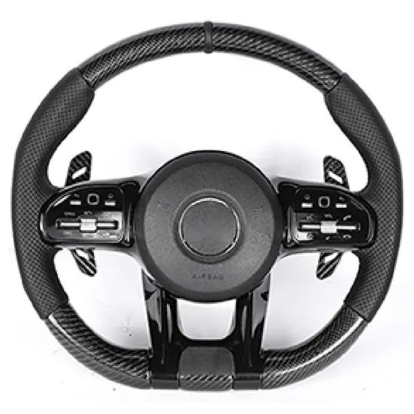 Upgraded Custom Amg Brabus Maybach Full Steering Wheel Style 1bcb38 CC-8160 Compatible With Mercedes A B C E S G V M Class Ml Gl Gla Glb Glc Gle Gls Slk G55 G63 G Wagon Eqs