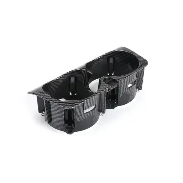 Cup Drink Holder Carbon Fiber CC-424 Compatible With Mercedes C Class W205 2016-2021 E Class W213 2016-2021 V Class W447 2016-2021 Glc Class W253 2016-2021