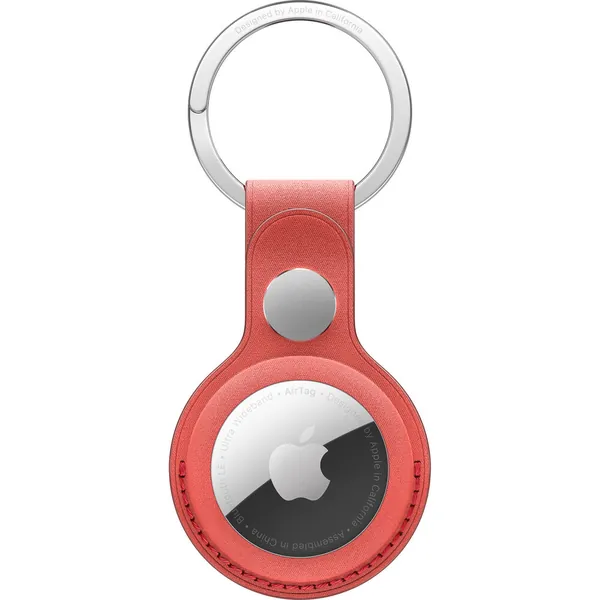 Apple AirTag FineWoven Key Ring (Coral)