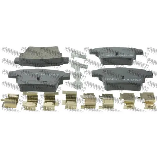 Ford Mondeo GE Pad Kit Disc Brake  Rear-Kit