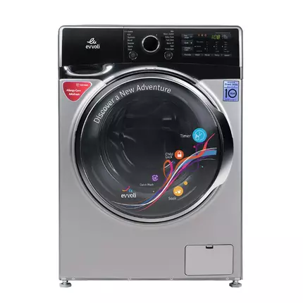 Evvoli Washing Machine 9KG Direct Drive Inverter 1400RPM A+++ FDDH-914S