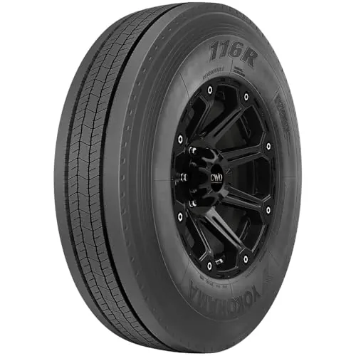 295/75R22.5 Yokohama 116R 149/146L LRH Black Wall Tire 120111601