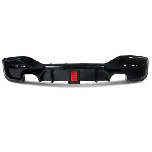 Rear Bumper Diffuser After Lip with Light Glossy Black CC-2496 Compatible With BMW 1 Series F20 Lci 2015-2019